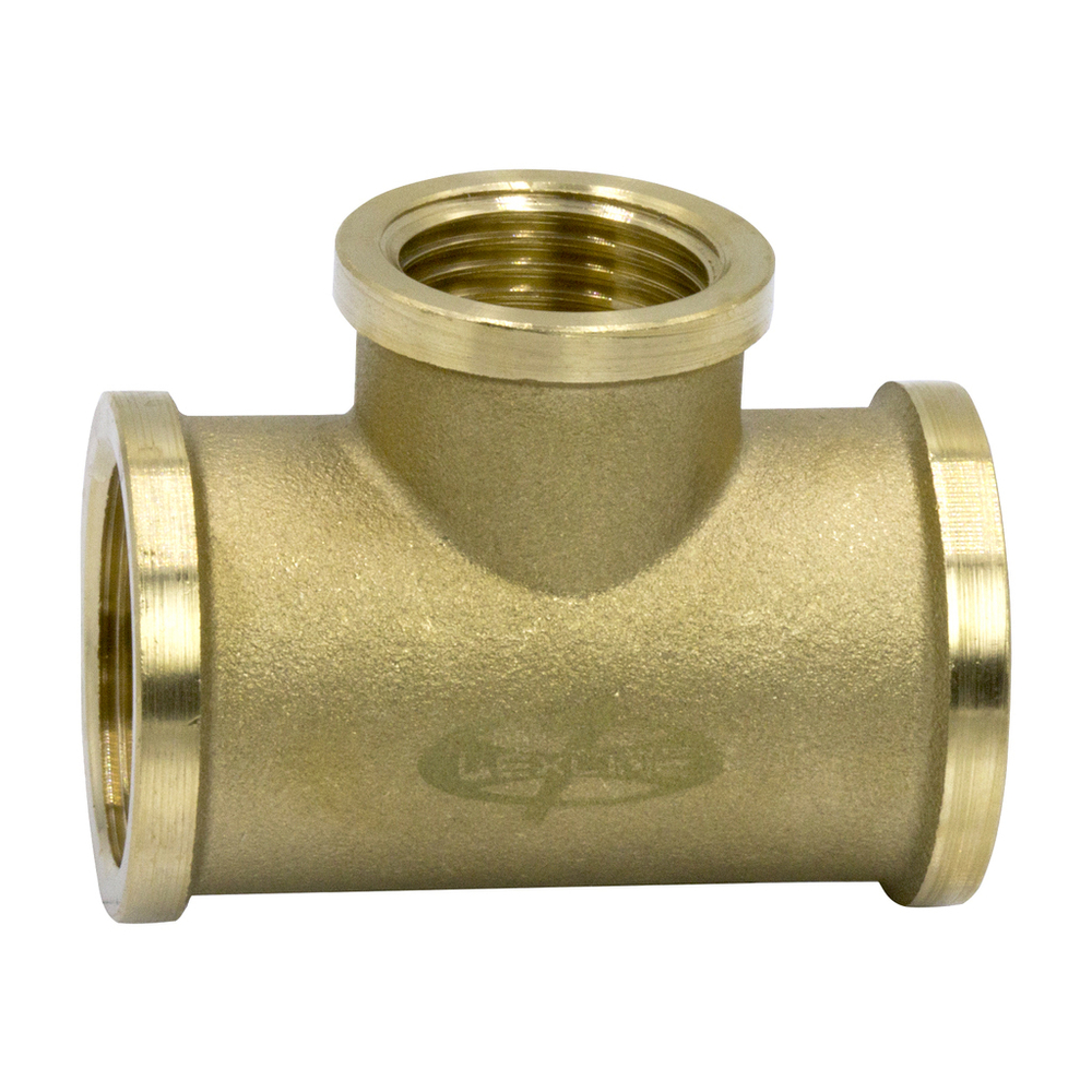 Тройник 3/4'' - 1/2'' - 3/4'' вн/вн/вн ЛАТ LEXLINE 20-15-20