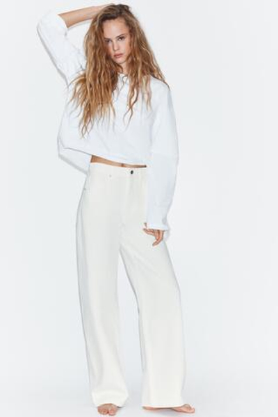 ДЖИНСЫ TRF EXTRA WIDE LEG С ВЫСОКОЙ ПОСАДКОЙ — ZARA
