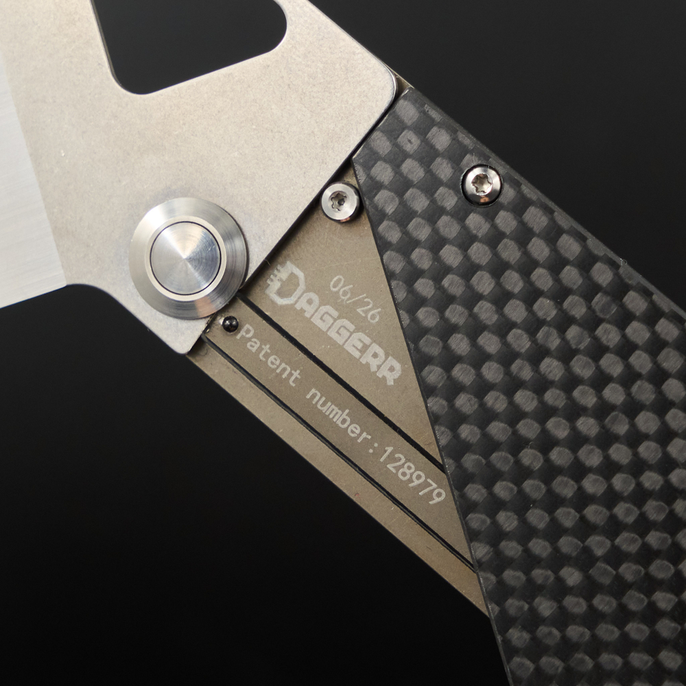 Нож-карта / Cardknife коричневый, сталь VG10