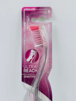 Зубная щетка Pepsodent Ultra Soft Ultra Reach Sensitive (розовая) 1 шт (Из Финляндии)