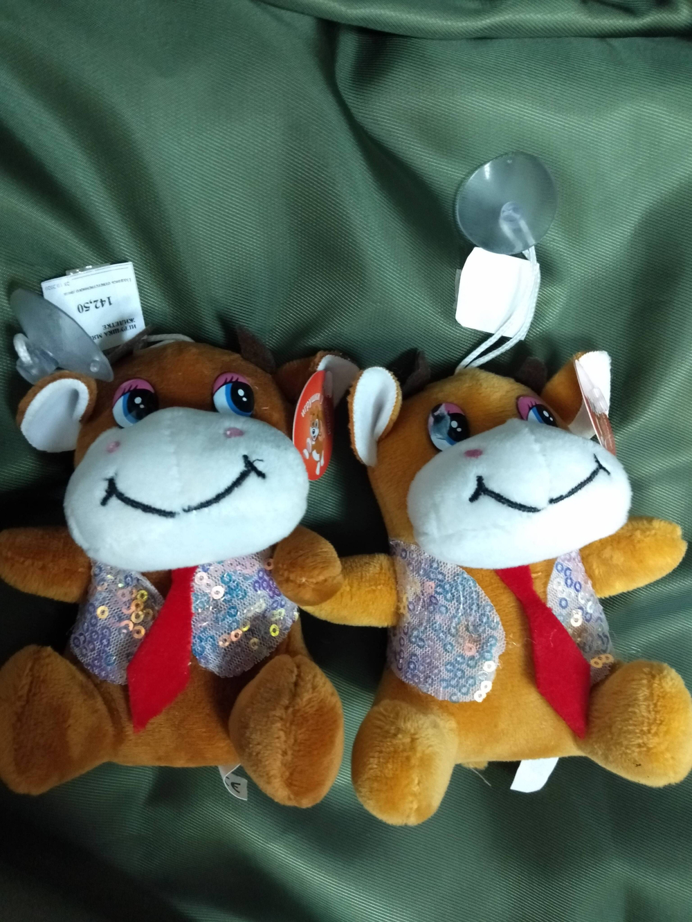 Милая плюшевая игрушка в виде коровы / мягкая игрушка коровка в жилетки  142.5