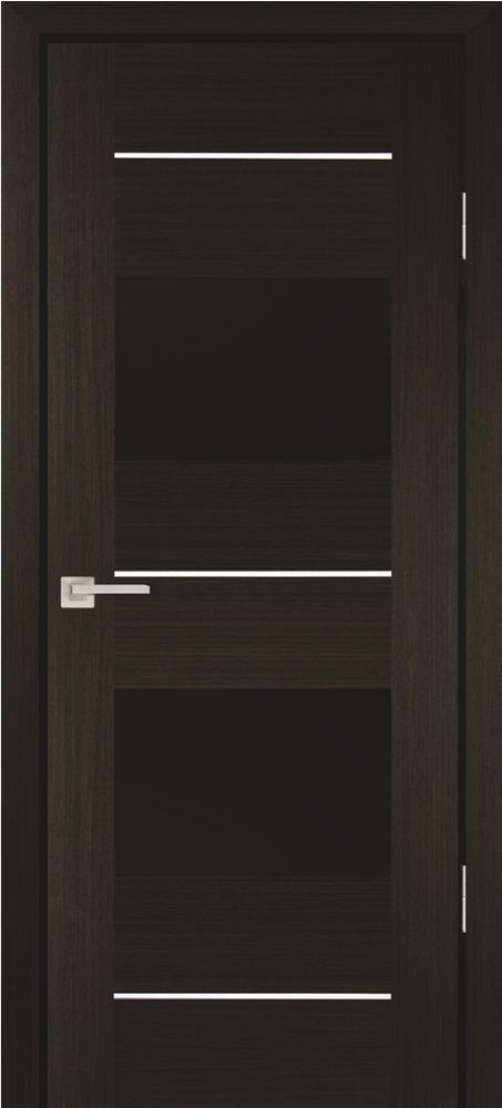 Дверь PS-21 / Цвет Мокко / черный лакобель / Двери PROFILO PORTE Дверь PS-21 / Цвет Мокко / черный лакобель / Двери PROFILO PORTE