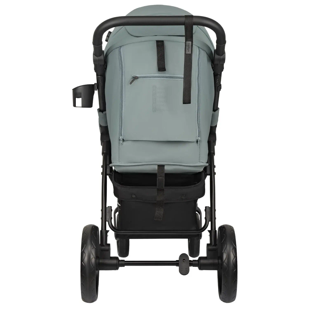 Прогулочная коляска Indigo EPICA XL'2025 (зеленый-серый)