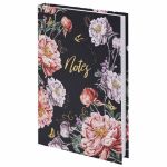 Ежедневник недатированный Staff А5 128 л. обложка твёрдая Flowers