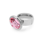 Кольцо Qudo TIVOLA big S light rose  17.2 мм 632102/17.2 R/S размер 17,2