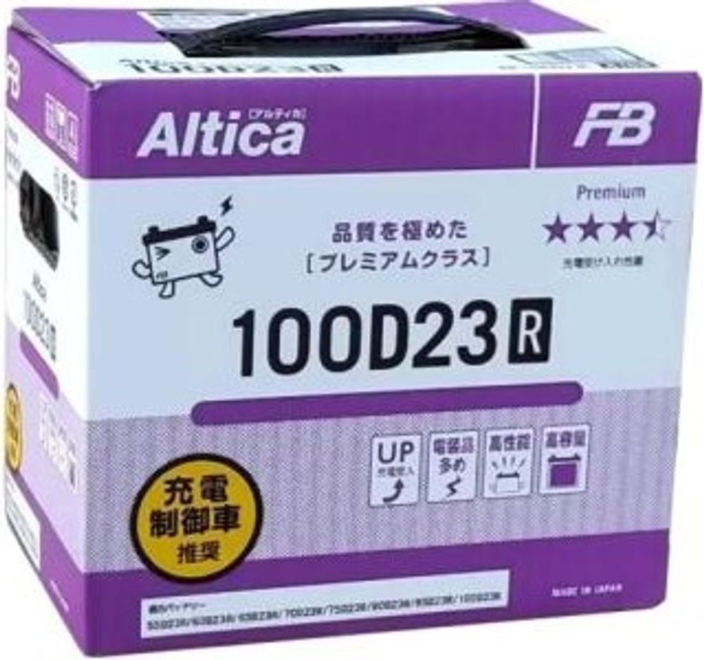 FB Altica PREMIUM 6CT- 75 ( 100D23 ) аккумулятор FB Altica PREMIUM 6CT- 75 ( 100D23 ) аккумулятор