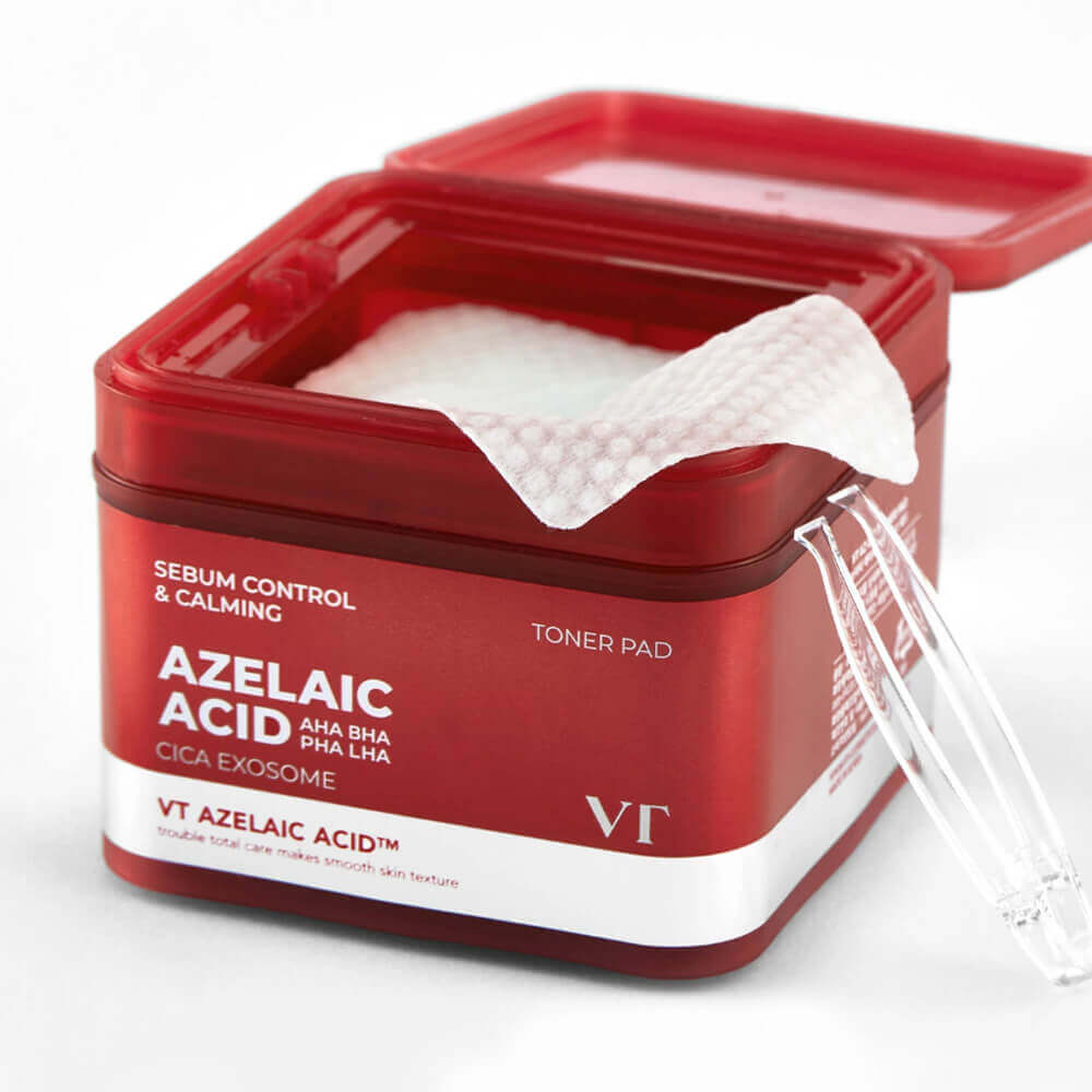 Тонер-пэды с азелаиновой кислотой VT Cosmetics Az Care Toner Pad, 60 шт