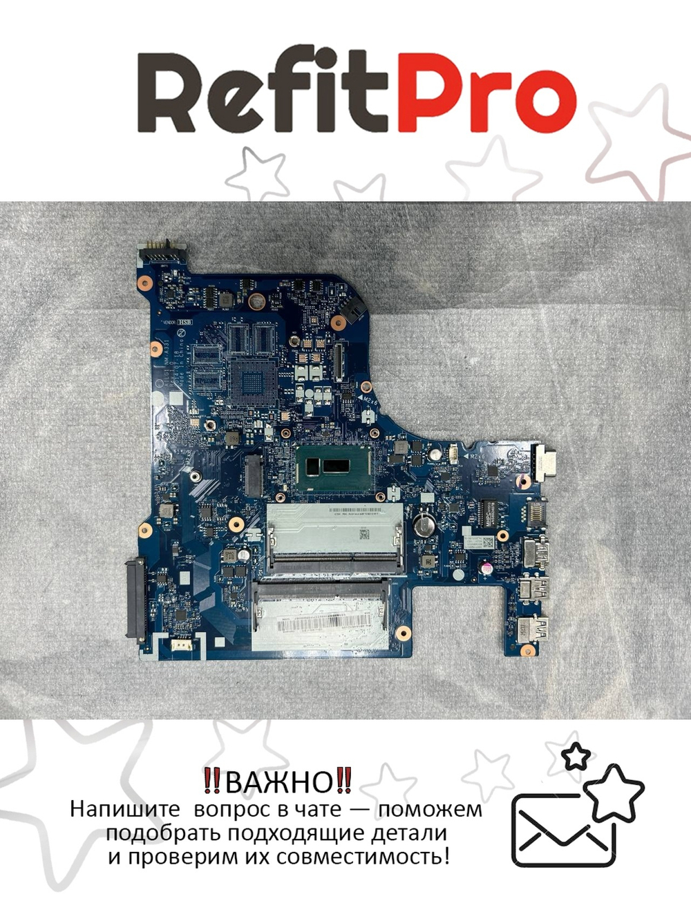 Материнская плата для ноутбука Lenovo G70-80 Laptop W8S Intel Core i3 5010U UMA (5B20H70698), оригинал