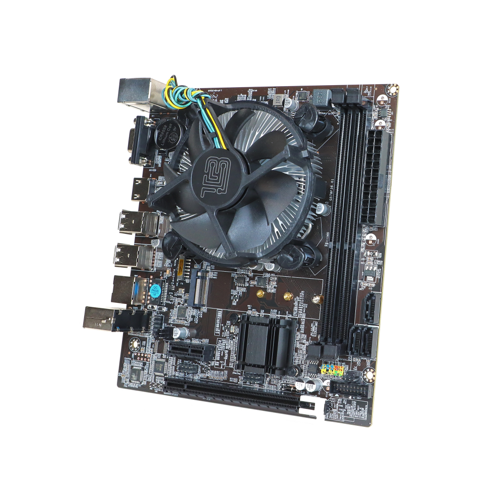 Материнская плата с процессором BaseTech H61M, Socket1155, i5-3470, mATX, Retail, Socket1155, Intel HD Graphics 2500, 2xDDR3, PCIe3.0, 1xM.2, GLAN, PS2, 8xUSB2, 2xUSB3, VGA, HDMI, кулер CPU (BT-H61M-3470)