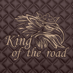 Ковры SCANIA 5 серии R (автомат), (экокожа, коричневый, черный кант, бежевая вышивка)