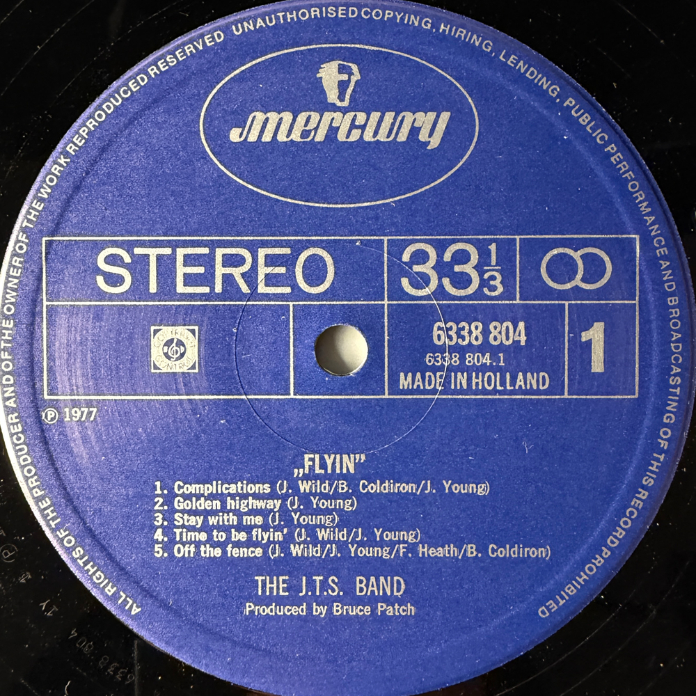 JTS – Flyin' (Голландия 1977г.) Т