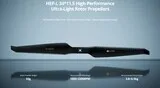 Пропеллер карбоновый HEP-L 34x11.5 T-Motor (пара)