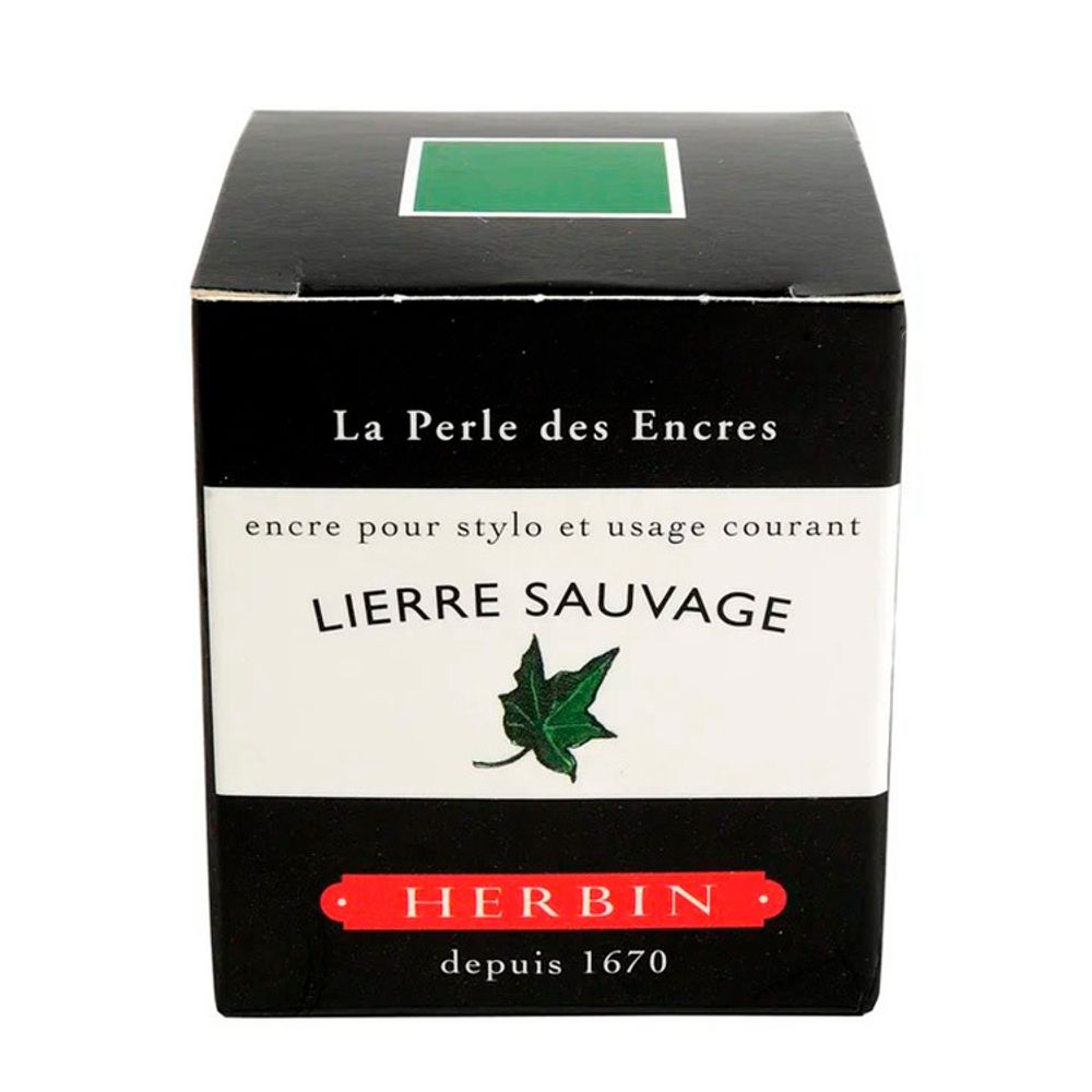 Чернила во флаконе Herbin 30 мл Lierre sauvage зеленые (13037T) 2