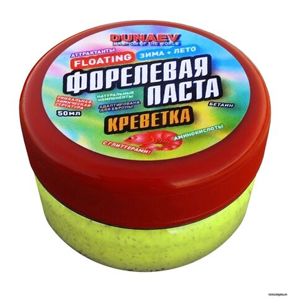 Паста Dunaev 50мл Форель Креветка