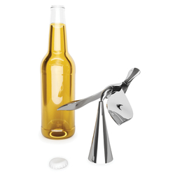 Открыватель для бутылок на подставке Umbra Tipsy хром