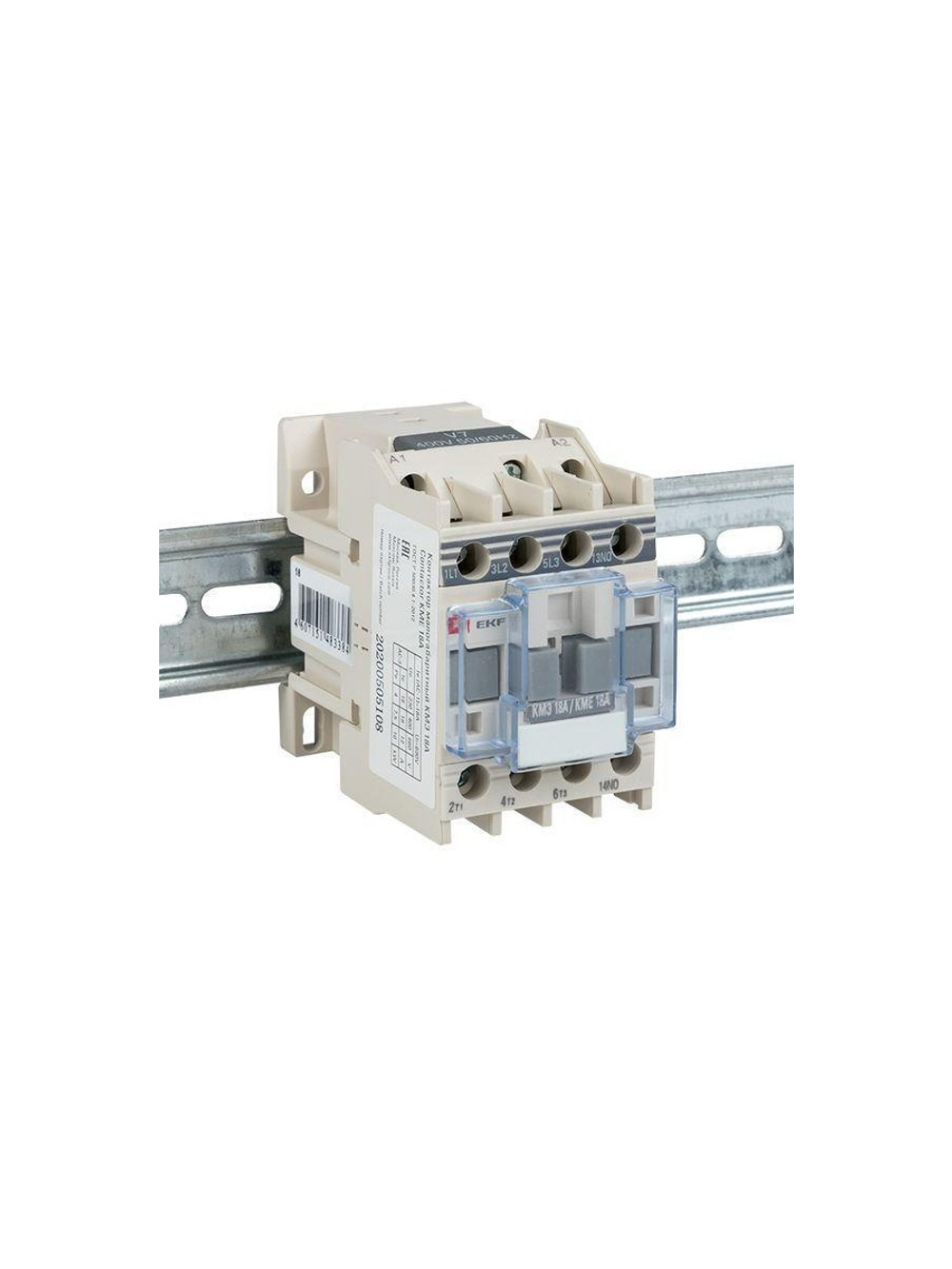 Контактор КМЭ 18А кат. 380В AC 1НО EKF ctr-s-18-380