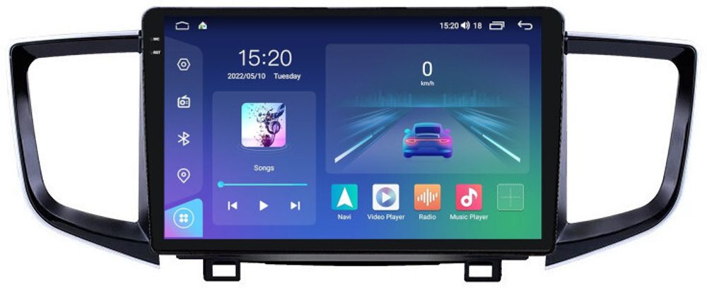 Магнитола для Honda Pilot 2015-2023 - Parafar PF414U2K на Android 13, Быстрая, QLED+2K, CarPlay, 4G SIM-слот