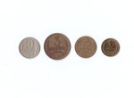 Набор монет (4 шт) 1970г. 1,2,3,10копеек XF