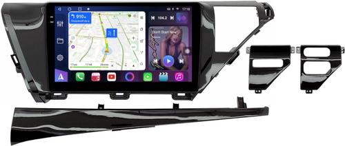 Магнитола для Toyota Camry 70 2017-2021 (без JBL) - FarCar S400-TS18 монитор 10.36" QLED на Android 14, CarPlay, 4G SIM-слот