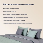 Покрывало + 2 наволочки БайКолор Лаванда/Мята