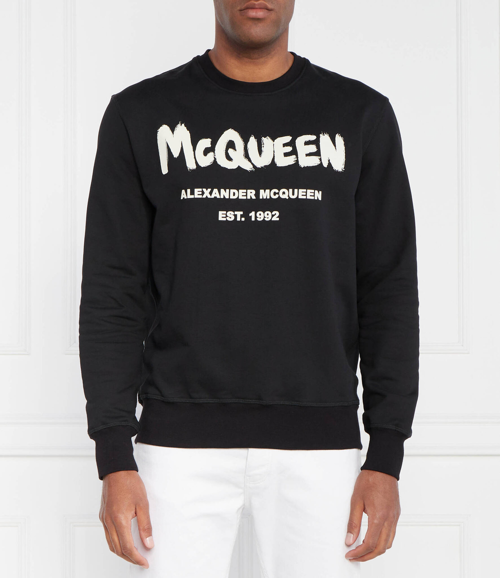 Худи Alexander McQueen - черный(688713 QTZ81)