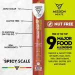 Mission Meats, говяжьи палочки, перец халапеньо, 28 г (1 унция)