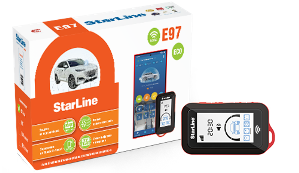 Автосигнализация StarLine E97 3CAN+4LIN+FD ECO LoRa
