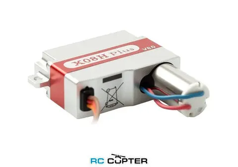 Сервопривод KST X08H Plus V6.0 (2.4-5.3 кг/см, 0.12-0.18 сек/60°, 9 г, 120°) горизонт. ушки для планера