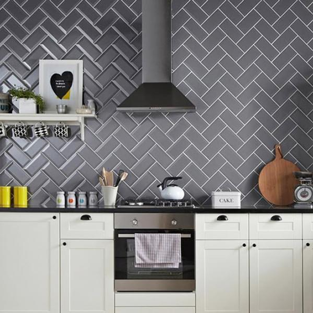 Dar Ceramics Biselado Liso Blanco Mate 10x20