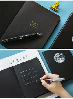 Блокнот из черной бумаги MUKE Bullet Dot Journal PLUTO (65304) 6