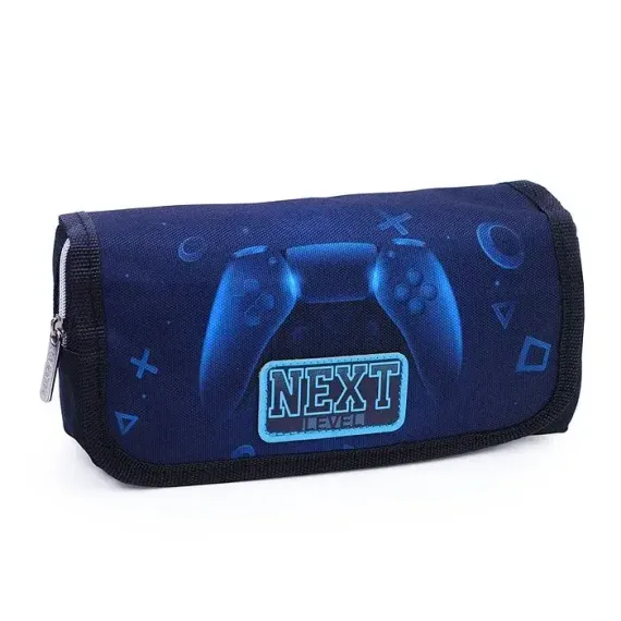 Penal / Пенал/  "deVENTE. Next Level Gamer" 20,5x9,5x7 см, прямоугольный для 40 предметов, отделение на молнии