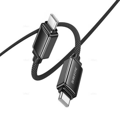 Кабель TypeC x TypeC с индикацией 3A/60W -1,2м. Borofone BU53
