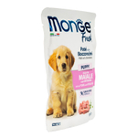 Влажный корм Monge Dog Fresh для щенков паштет с кусочками свинины и овощами паучи 85 г