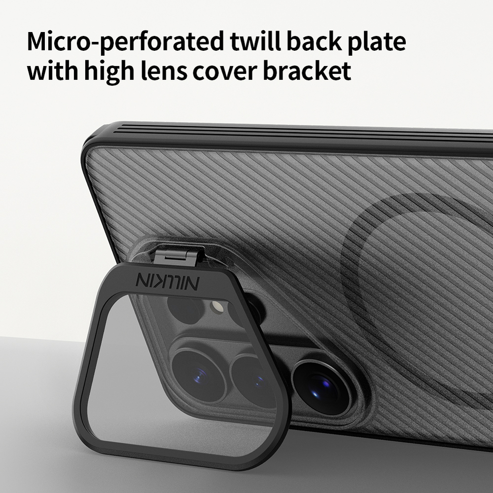 Чехол прозрачный тонированный с MagSafe на Samsung Galaxy S26 Ultra, серия CamShield Prop Magnetic (версия с прозрачной крышкой объектива) от Nillkin