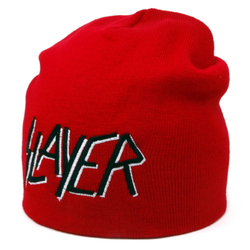 Шапка Slayer красная (041)
