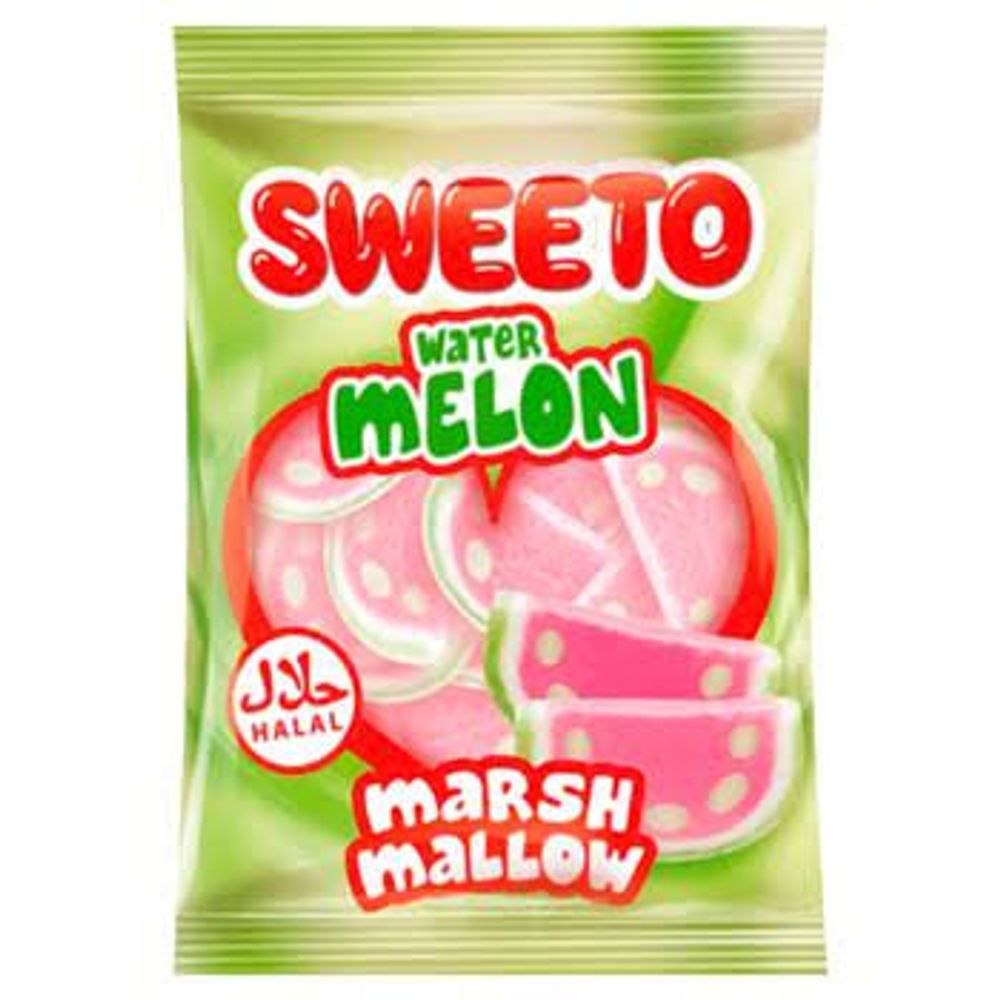 Маршмеллоу SWEETO 30г Арбуз (24шт/блок,6блок/кор)