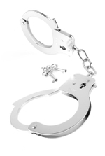 Наручники металлические Designer Metal Handcuffs серебристые Pipedream