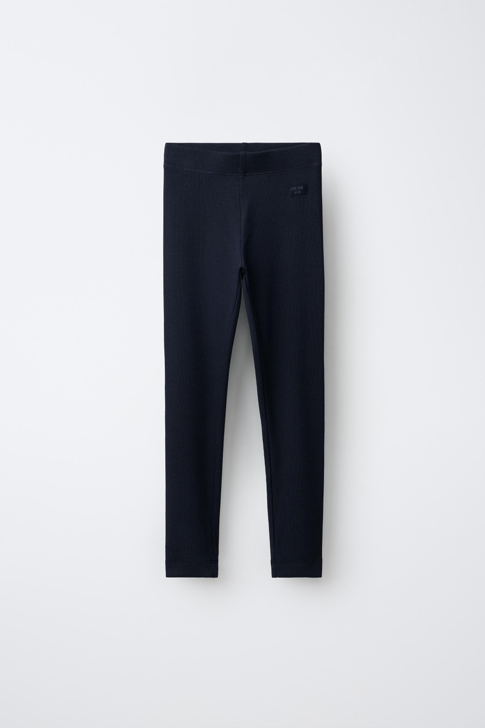 ZARA ЛЕГИНСЫ В РУБЧИК С ЭТИКЕТКОЙ, МОРСКОЙ СИНИЙ