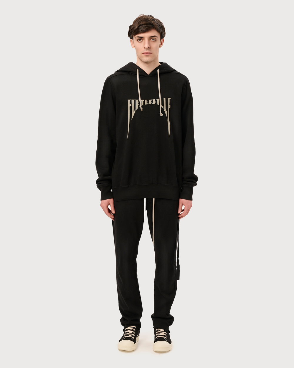 RICK OWENS DRKSHDW ХУДИ ЧЕРНАЯ PORTERVILLE PRINT
