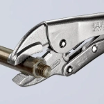 Клещи зажимные никелирование 250 мм Knipex 41 04 250 SB