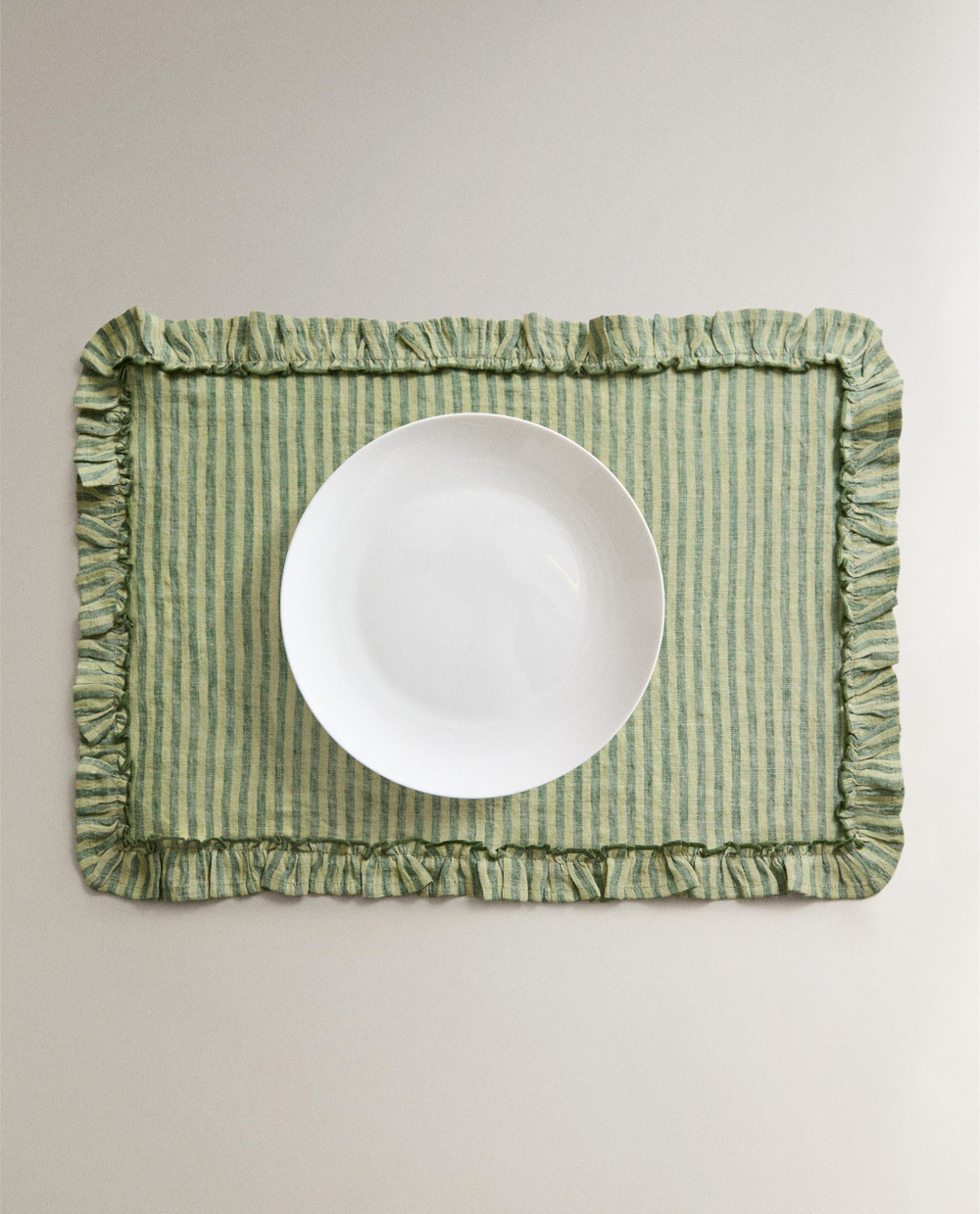 сервировочная салфетка из льна Zara Home, фото 7