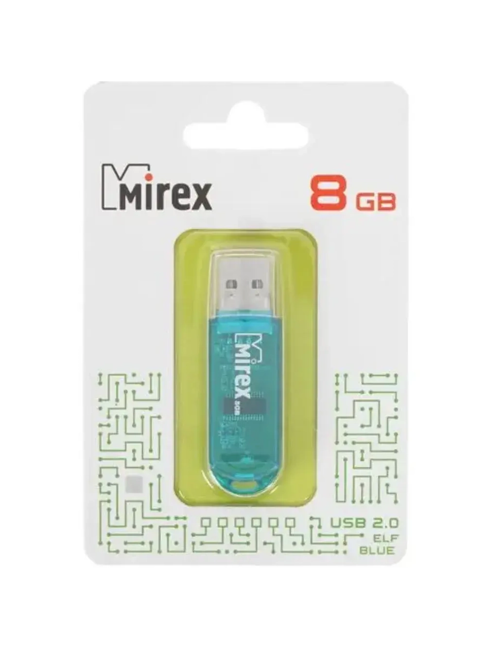 Память USB Flash 8 ГБ Elf 13600-FMUBLE08 BLUE