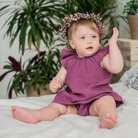 Платье сарафан с блумерами "Фиалка" 0+