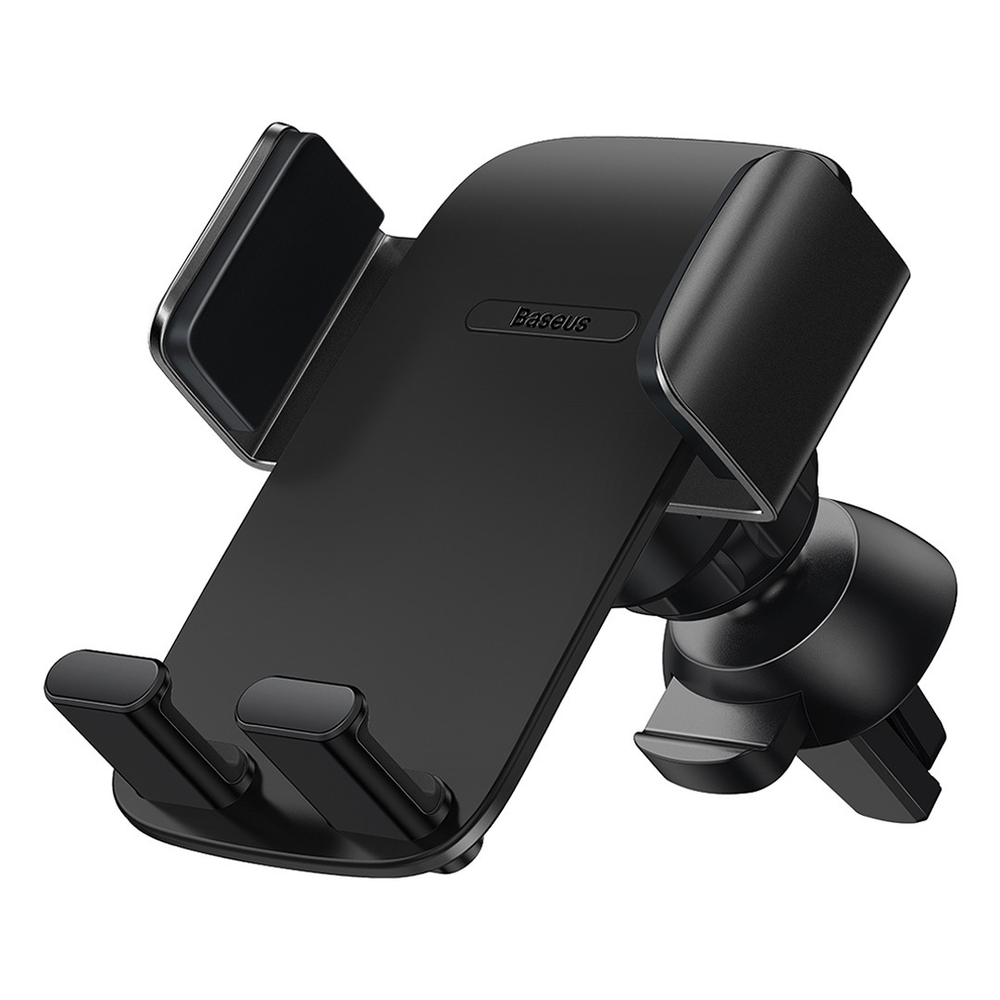 Автомобильный держатель Baseus Easy Control Clamp Car Mount Holder Set (На присоске & На воздуховод) - Black