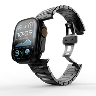 Ремешок для Apple Watch 49/46/45 - ROYAL II Чёрный/Сталь