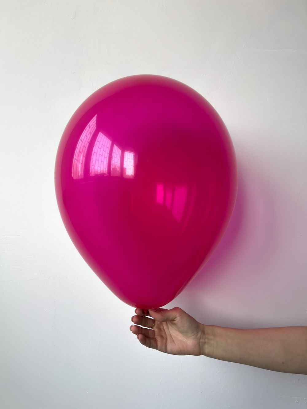 S Шар кристалл 12" / 30 см фуксия Fuchsia (БГ-17)  Изображение2