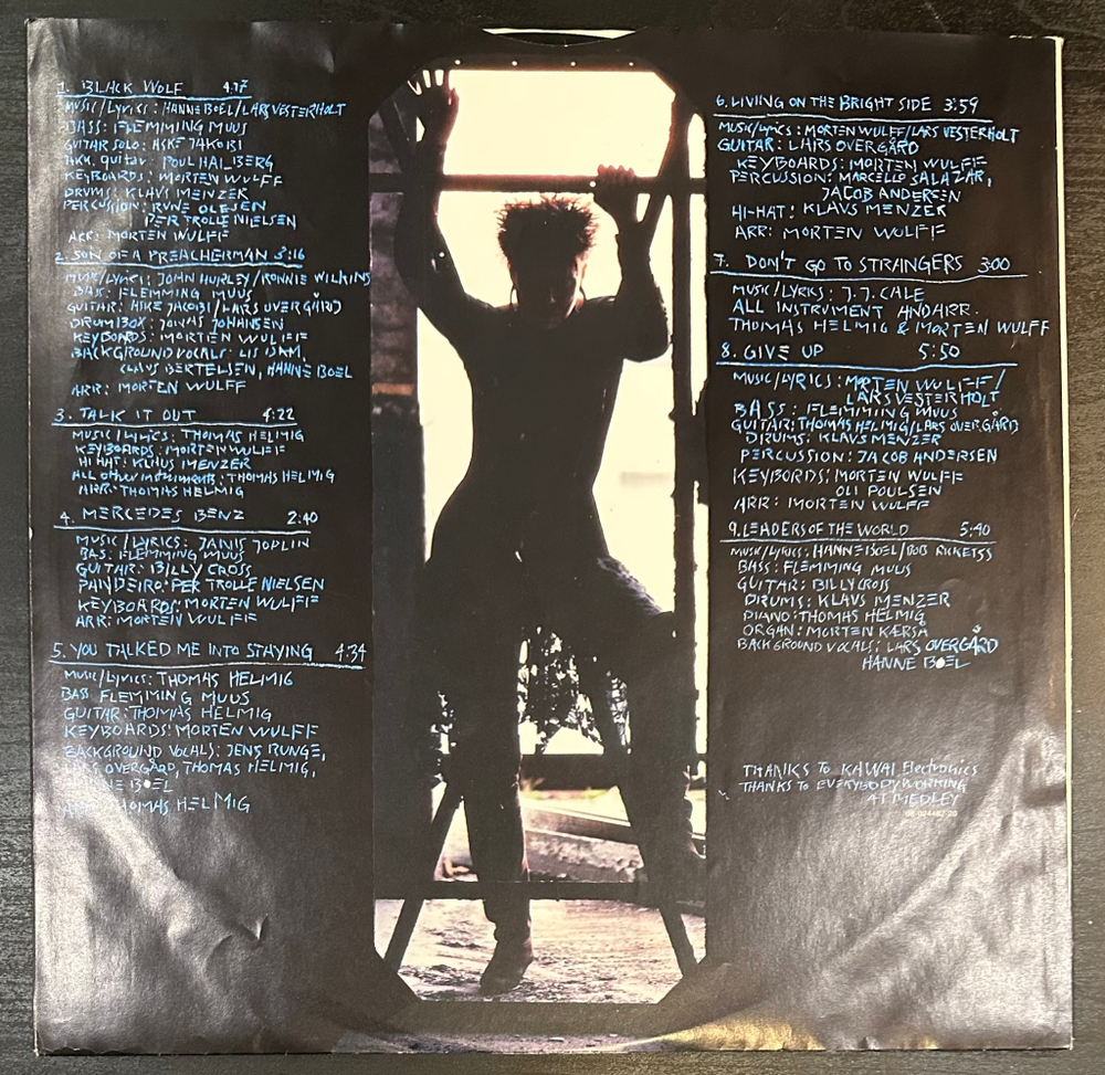 Hanne Boel - Black Wolf (Голландия 1988г.)