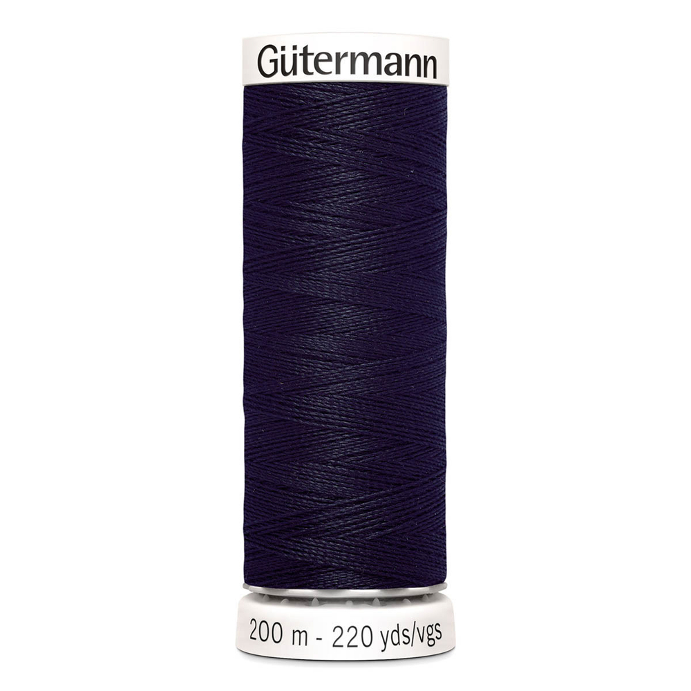 01 Нить Sew-All 100/200 м для всех материалов, 100% полиэстер Gutermann 748277 (665 сине-черный)