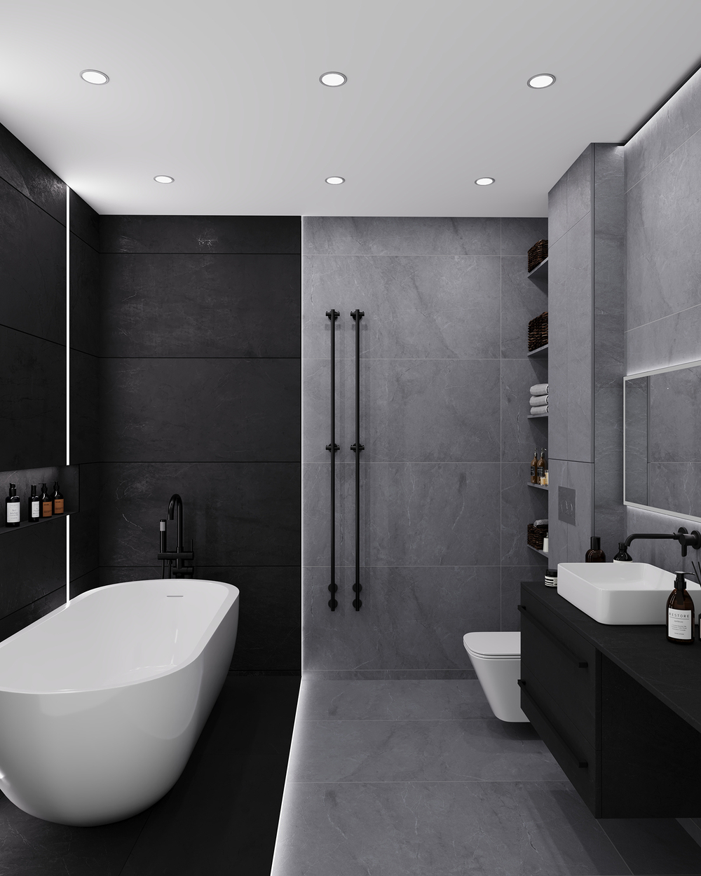 BARCELONA NERO 60x120 5мм MATT