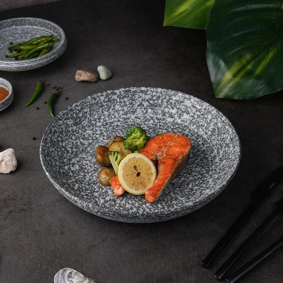 Салатник 1200 мл d 25 см h4,5 см Stone Untouched Taiga P.L. Proff Cuisine [1]